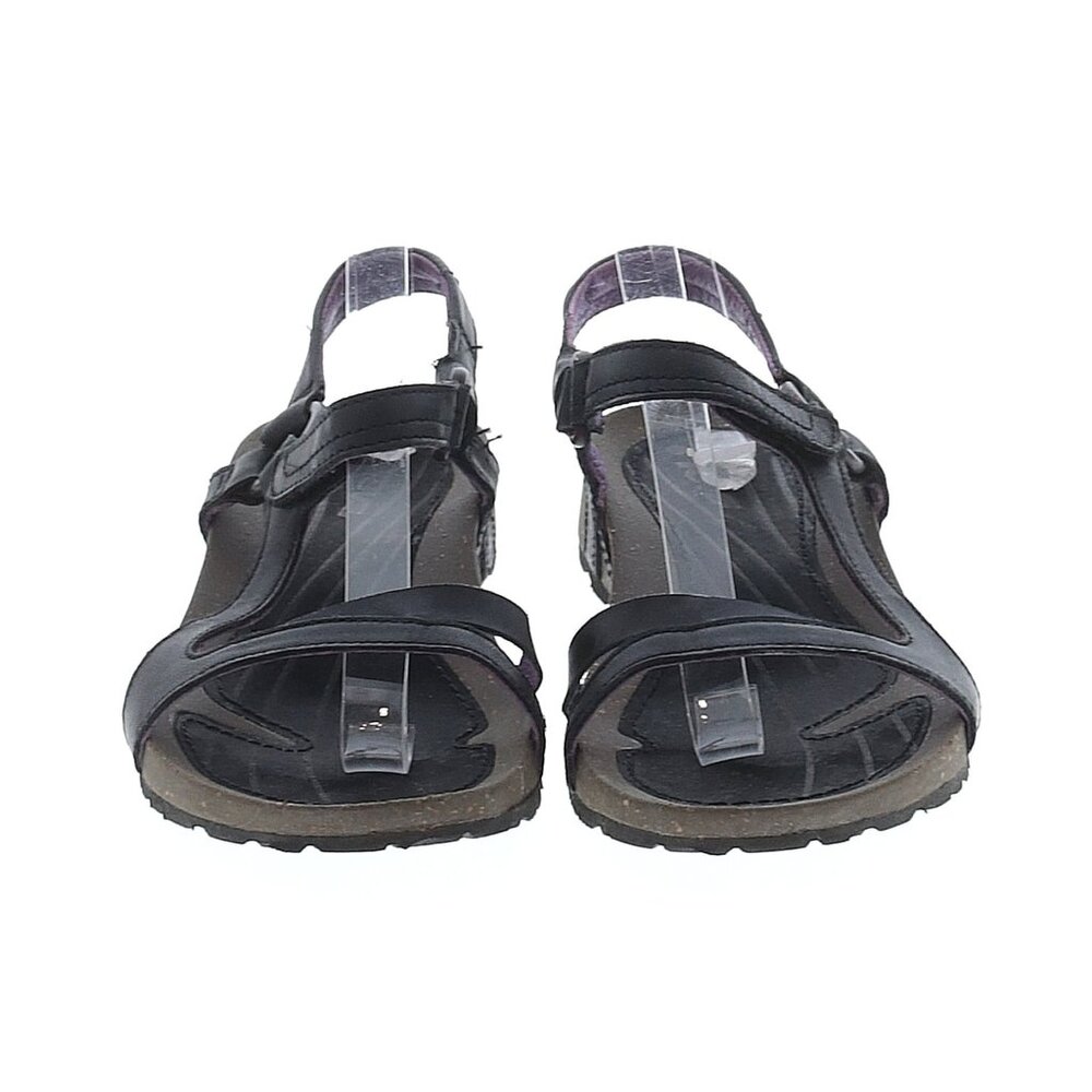 Teva sandals black leather sz 5